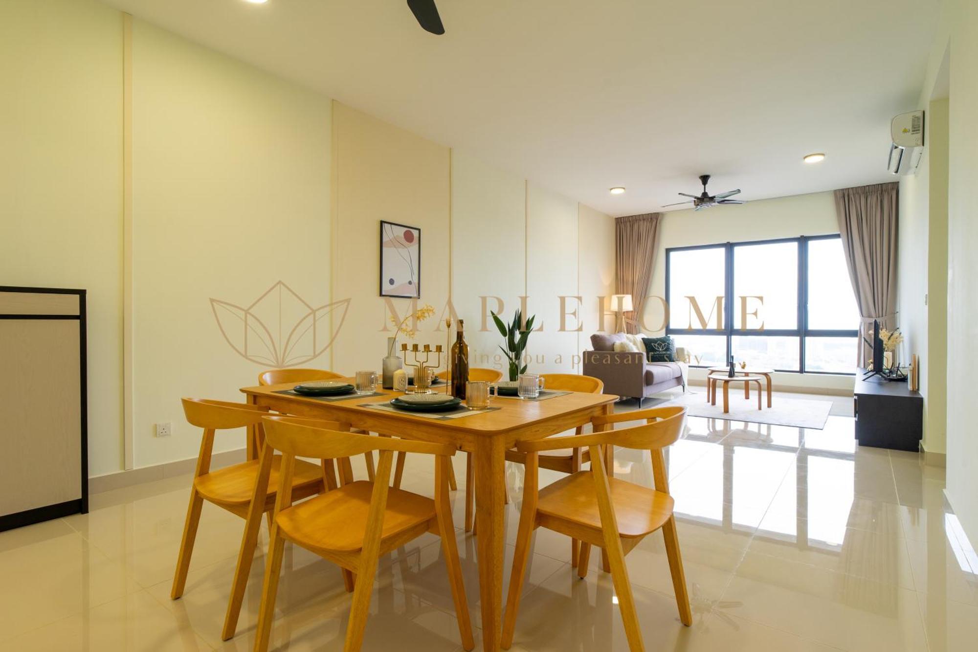 Apartamento The Apple Melaka Habitación foto