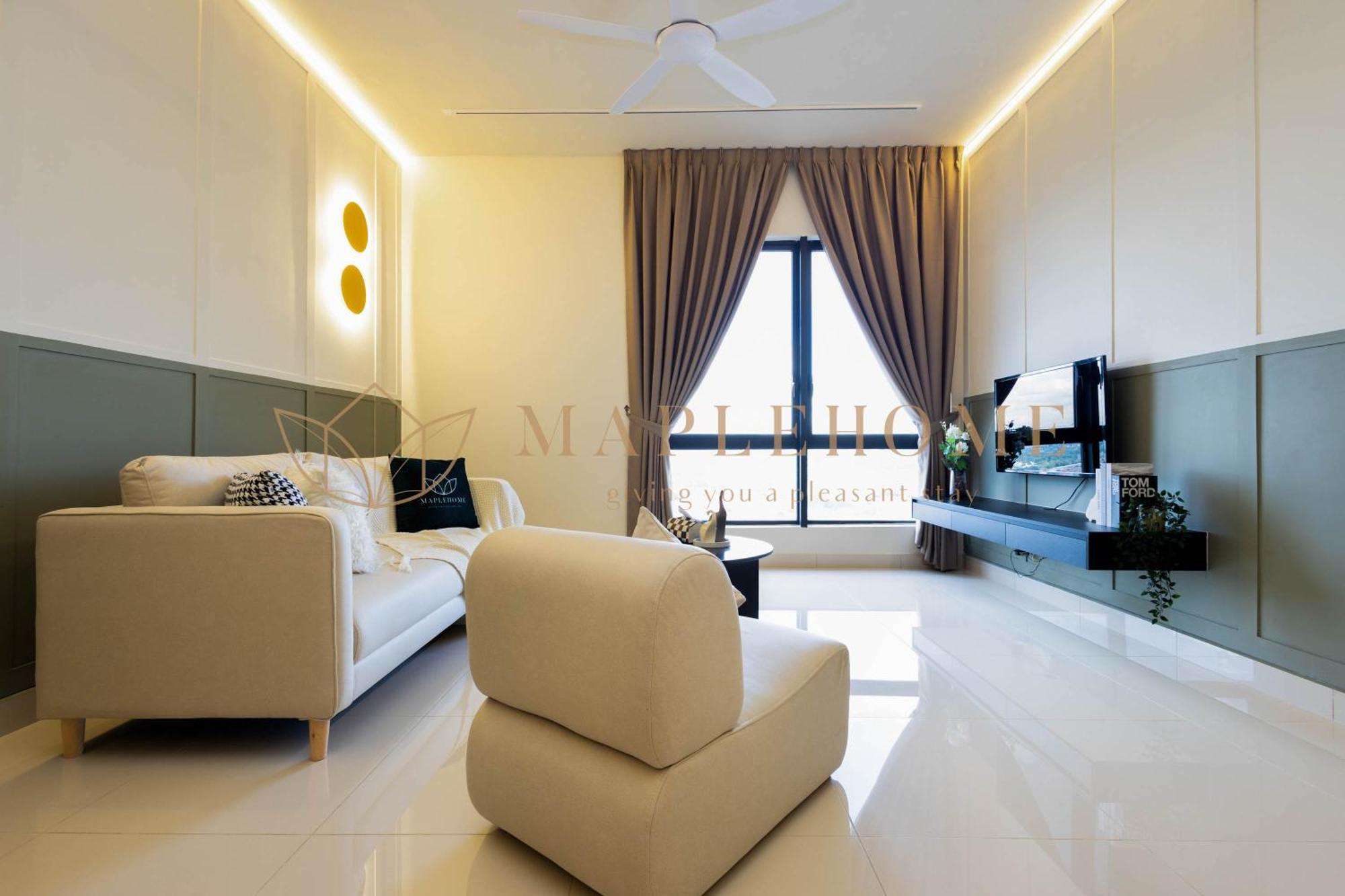 Apartamento The Apple Melaka Habitación foto